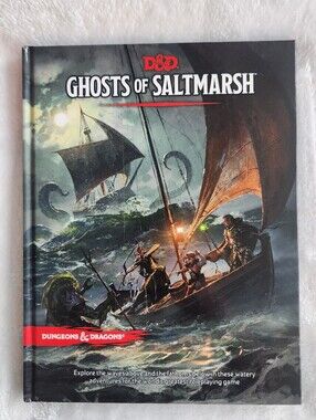 D&D Ghosts of Saltmarsh Hardcover 5E Adventure Dungeons And Dragons Game Book